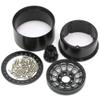 HOBBYSOUL Height 5.0'' Tires 2.2 Tyres & -10mm Negative Offset 2.2 Beadlock Wheels Black Rims For RC Mud Crawler All Terrain SCX10 Capra Wraith TRX4 Gen8 Everest gen 7 Pro, (4-Pack, Assembled) view 3