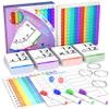 Math Games for Kids - Flash Cards for Kids - Pop it Practice with Addition, Subtraction, Multiplication & Division - Ideal for Math Learning and Skill Building. view 1