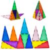 PicassoTiles Magnetic Tiles Isosceles Triangle + 353pc Magnetic Tile Combo Set, 12pcs Magnet Building Block STEM Learning Kit, Magnetic Brick Tile and Magnetic Tile Action Figures Kids Activity view 2