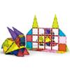 PicassoTiles Magnetic Tiles Mirror Square + 60pcs + 4 Family Action Figures, 12pcs Expansion Square Building Block, Magnet Expansion Pack Educational Add-on STEM Learning Kit Toys Pretend Playset view 3