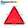 PicassoTiles Magnetic Tiles Equilateral Small Triangle + 353pc Magnetic Tile Combo Set, 12pcs Magnet Building Block STEM Learning Kit, Magnetic Brick Tile and Magnetic Tile Action Figures Included view 3
