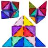PicassoTiles Magnetic Tiles Right Triangle + 353pc Magnetic Tile Combo Set, 12pcs Magnet Building Block STEM Pretend Play Learning Kit, Magnetic Brick Tile and Magnetic Tile Action Figures Included view 2