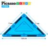PicassoTiles Magnetic Tiles Right Triangle + 353pc Magnetic Tile Combo Set, 12pcs Magnet Building Block STEM Pretend Play Learning Kit, Magnetic Brick Tile and Magnetic Tile Action Figures Included view 4