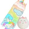 Nalexmi Sleeping Bag with Pillow, Nap Mats for Kids, Sleeping Bag for Kids, Slumber Bag, Animal Sleeping Bags, Unicorn with Pillow, Happy view 1