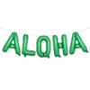 16 inch Tropical Hawaii Party Decorations Balloons Banner Aloha Foil Balloon Wedding Birthday Party Supplies (Aloha Green) view 1