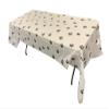 bark and lindy Paw Print Tablecloth  Large Rectangle Pet-Themed Plastic Table Cover  Dog Birthday Party Supplies & Decorations  Waterproof, Disposable Puppy Table Cloth (108"x54") (12) view 2