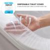 30Pcs Disposable toilet seat toilet covers disposable waterproof seat covers Portable toilet mat kids potty portable potty for adults paper toilet covers Disposable Toilet Mat view 3