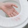 30Pcs Disposable toilet seat toilet covers disposable waterproof seat covers Portable toilet mat kids potty portable potty for adults paper toilet covers Disposable Toilet Mat view 4