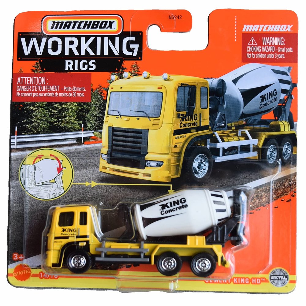 Matchbox Cement King HD, Working Rigs 14/16