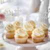 24 PCS Girl God Bless and Baptism Cupcake Toppers Glitter Dove Cross Cupcake Picks First Communion Cake Decorations for Christian Baptism Theme Baby Shower Girls Birthday Party Supplies Silver view 4