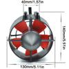 HAWK HOBBY Underwater Thruster MAX 24V 1080W Brushless Motor with CCW 3-Blade Nylon Propeller for Kayak Electric Surfboard Lure Boat RC Bait Tug Boat Nest Ship Submarine view 4