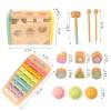 Hammering Pounding Toys Wooden Educational Toy Xylophone Shape Sorter, Birthday Gift for 3 Years Boys Girls Baby Toddler Kids Developmental Montessori Learning Toy (Yellow) view 2
