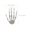 1pair Skeleton Hand Halloween Decoration Realistic Plastic Skeleton Hand Props for Parties Escape Rooms and Bar Decor Creepy Halloween Atmosphere view 2