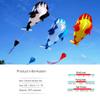 3D Kite for Kids & Adults Huge Frameless Soft Parafoil Giant Whale Flying Kite view 4