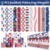 Erweicet Baseball Party Favors Set 72 PCS Baseball Slap Straws Silicone Bracelets Tattoo Stickers Mini Bouncy Balls Toy for Goodie Bag Fillers Baseball Themed Birthday Party Supplies view 3