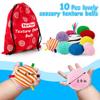 Baby Sensory Texture Ball Toy Set,10Pcs Montessori Toys for Babies 6-12 Months,Develop Fine Motor & Sensory Play for Newborns Early Learning,Fidget Stress Toys for Autism/Anxiety Relief. view 4