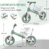 Bobike Toddler Balance Bike Toys for 1 to 6 Year Old Girls Boys Adjustable Seat and Handlebar No-Pedal Training Bike Best Gifts for Kids (Green) view 2