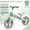 Bobike Toddler Balance Bike Toys for 1 to 6 Year Old Girls Boys Adjustable Seat and Handlebar No-Pedal Training Bike Best Gifts for Kids (Green) view 4