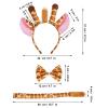 Marrywindix Khaki Giraffe Costume Tutu Set Animal Fancy Dress Costume Kit Halloween Party Dress Up Accessories view 2