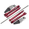 GPM Aluminum 7075-T6 Rear Anti Swing Rod & Stabilizer Bar-23Pc Set for Team LOSI 1/10 Hammer Rey U4 Rock Racer-Los03030 (Red) view 1