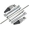 GPM 23Pc Set Upgrades Aluminum 7075-T6 Rear Anti Swing Rod & Stabilizer Bar for 1/10 4Wd Hammer Rey U4 Rock Racer (Los03030) Rc Cars (Silver) view 1