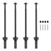 RCAWD CVD Driveshaft for ARRMA 6S, 1/7 Mojave 6S & Roller Upgrades Parts, 109mm #45 Steel Drive shafts w CVD AXLE Hop Ups for #ARA310954 Black view 1