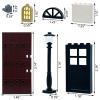Building Bricks Kit Glasses Windows and Doors Set Accessories Compatible for Generic Classic Bricks for Kids Boys Grils Building Kits fits with Major Brands view 3