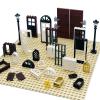 Building Bricks Kit Glasses Windows and Doors Set Accessories Compatible for Generic Classic Bricks for Kids Boys Grils Building Kits fits with Major Brands view 4