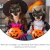Abaodam Fox Mask Half Face Animal Masquerade Mask for Halloween Costume Party Cosplay with Adjustable Strap 9.8X9.1 Inch Lightweight Foam view 2