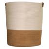 LIFKOME Versatile Cotton Rope Woven Baskets Laundry Basket for Home Organization Key Wallet Holder view 2