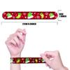 CCINEE 48Pcs Christmas Slap BraceletsXmas Slap Wristbands Assorted Pattern Snap Wristbands for Kids Christmas Party Favors Gift Bag Filler view 2