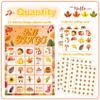 Joy Bang Fall Festival Games, Fall Bingo Cards for 24 Players Harvest Game Fall Crafts for Kids Adults Autumn Thanksgiving Party Favors Supplies Activities for Kids Family Classroom view 2