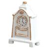 ibasenice Retro Pendulum Clock Model 1 12 Scale Miniature Dollhouse Mantle Clock Rustic Silver Table Ornament view 1