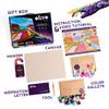 Okto Flower Beds in Holland Art Craft Kits for Adults UK - Similar to Painting by Numbers for Adults, Air Dry Clay Modelling Kit, Arts and Crafts for Adults, Craft Kit view 2