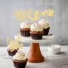 24Pcs Baby Boy Cupcake Toppers Gold Glitter Moon Star Sweet Baby Boy Cupcake Picks Decorations for Gender Reveal Baby Shower Kids Boys Birthday Party Supplies view 4