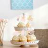 24Pcs Oh Baby Cupcake Toppers It's a Girl Cupcake Toppers with Bow Dress Bottle Swan Light Pink Glitter Babyshower Gender Reveal Cake Picks Decorations for Baby Shower Girl Birthday Party Supplies view 4