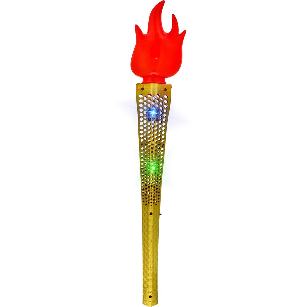 balacoo Artificial Torch, Firewood Toys Fun Torch with Luminous Glowing Plaything Toy Party Sports Competitions Games Prop for Boys and Girls