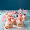 24Pcs Baby Girl Cupcake Toppers Pink Glitter Moon Star Sweet Baby Girl Cupcake Picks Decorations for Gender Reveal Baby Shower Kids Girls Birthday Party Supplies view 4