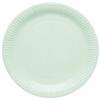amscan 9915400-207-66 - Pastel Mint Green Eco-Friendly Recyclable Paper Party Plates - 8 Pack view 1