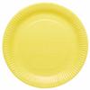 amscan 9915400-205-66 - Buttercup Yellow Eco-Friendly Recyclable Paper Party Plates - 8 Pack view 1