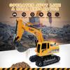 ID Gerilla Remote Control Excavator, RC Construction Toy - Metal Shovel Digger Vehicles with Lights Sounds and 680 Rotation Digging Sand, Christmas Birthday Gift for Aged 3 4 5 6-10 + Year Old view 3
