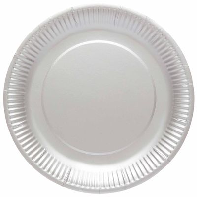 Amscan 9915400-215-66 - Graphite Grey Eco-Friendly Recyclable Paper Party Plates - 8 Pack