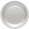 Amscan 9915400-215-66 - Graphite Grey Eco-Friendly Recyclable Paper Party Plates - 8 Pack view 1