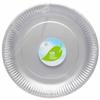 Amscan 9915400-215-66 - Graphite Grey Eco-Friendly Recyclable Paper Party Plates - 8 Pack view 2