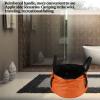 Camping Water Storage Container , foldable Bucket with Handle , Portable Folding Bucket Wash Basin for Camp Traveling Hiking Fishing Boating Gardening (Orange) , foldable Bucket with Handle , Camp view 2