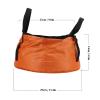 Camping Water Storage Container , foldable Bucket with Handle , Portable Folding Bucket Wash Basin for Camp Traveling Hiking Fishing Boating Gardening (Orange) , foldable Bucket with Handle , Camp view 4