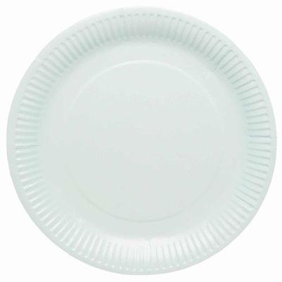 Amscan 9915400-211-66 - Pastel Blue Eco-Friendly Recyclable Paper Party Plates - 8 Pack