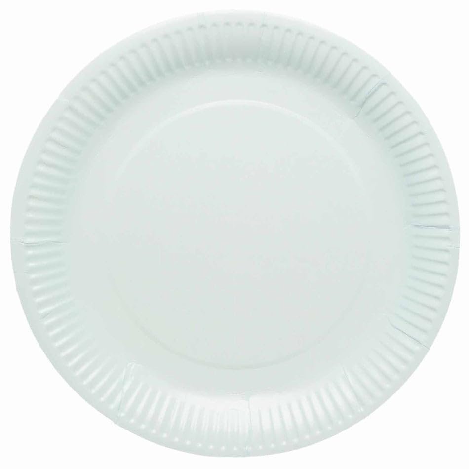Amscan 9915400-211-66 - Pastel Blue Eco-Friendly Recyclable Paper Party Plates - 8 Pack