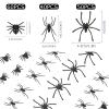 BAINFE 3 Sizes 150 Pieces Plastic Spiders Halloween Realistic Plastic Spiders Small Spiders Fake Tiny Spider Toys Prank Props for Halloween Home and Party Decorations view 2