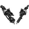 ShareGoo Aluminum Front & Rear Portal Axle Assembly Set Upgrades Part Compatible with Axial SCX10 II 90046 90047 1/10 RC Crawler Car (Black) view 3
